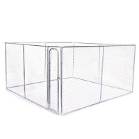 Cheap large chain link dog box kennel chain link dog run