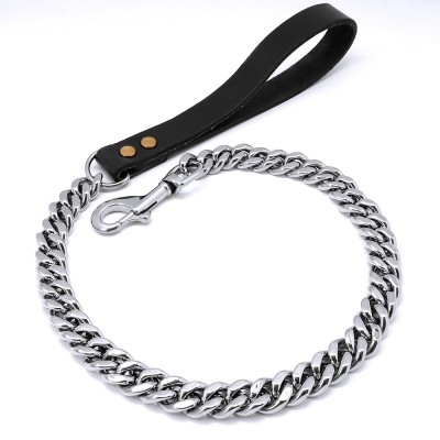 Berry pet 32mm diamond clasp choke dog bulk gold dog chain leash